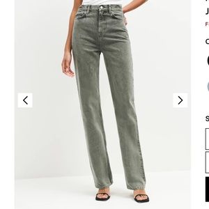 Reformation Wilder Wide Leg High Rise Jeans Size 27